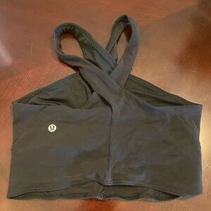 lululemon athletica Black Cross-Back Sports Bra